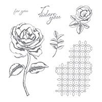 Graceful Garden Clear-Mount Stamp Set 143849s