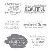 Just Add Text Clear-Mount Stamp Set 143934s