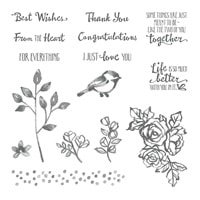 Petal Palette Clear-Mount Stamp Set Petal Palette Clear-Mount Stamp Set