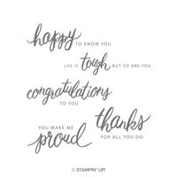 Friendly Expressions Clear-Mount Stamp Set 146673s