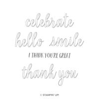 Calligraphy Essentials Clear-Mount Stamp Set Calligraphy Essentials Clear-Mount Stamp Set